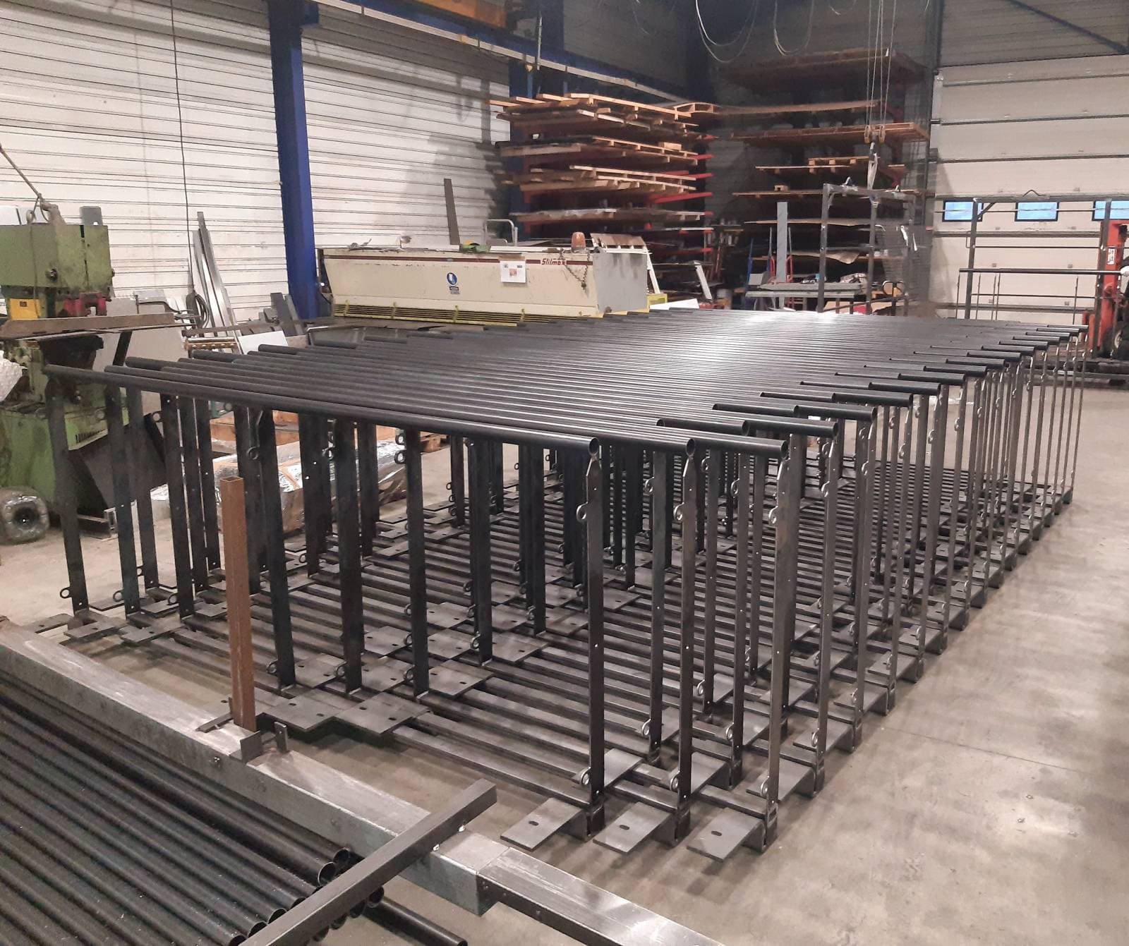 Ouvrage de métallerie en acier fabriqué et posé par Corgier Chaudronnerie